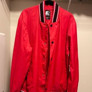 Authentic mens Starter varsity bomber jacket